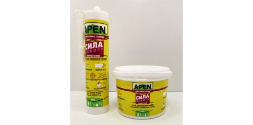 Клей монтажний APEN СИЛА ДЕКОРУ білий