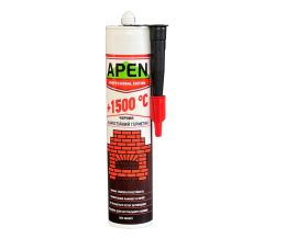 Герметик жаростійкий APEN +1500°C силікатний чорний