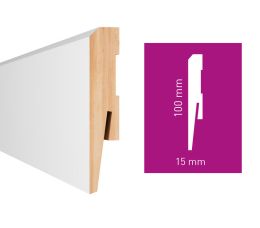 MP1001 Плінтус МДФ Arbiton PAINT-IT 100/2,42м