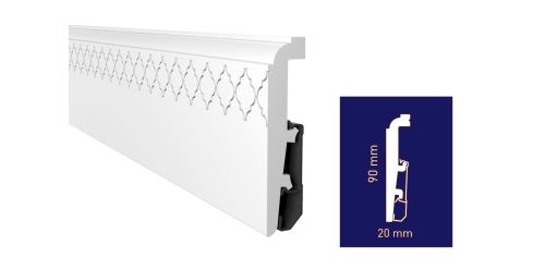 P0911 Плінтус Arbiton VEGA 90/2,4 м