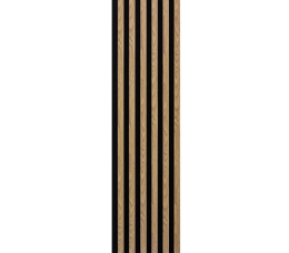 Панель WOODLINE WL 2700х300 чорний/дуб світлий